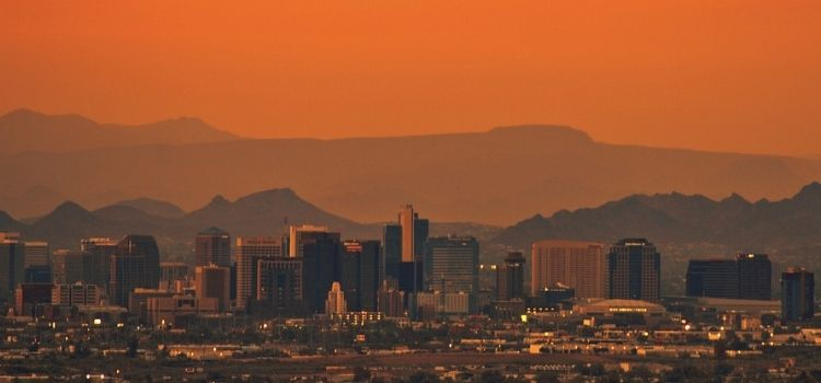 Phoenix Arizona city skyine
