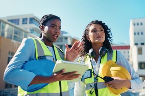 construction site workers