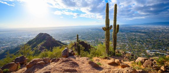 the view from camelback mountain